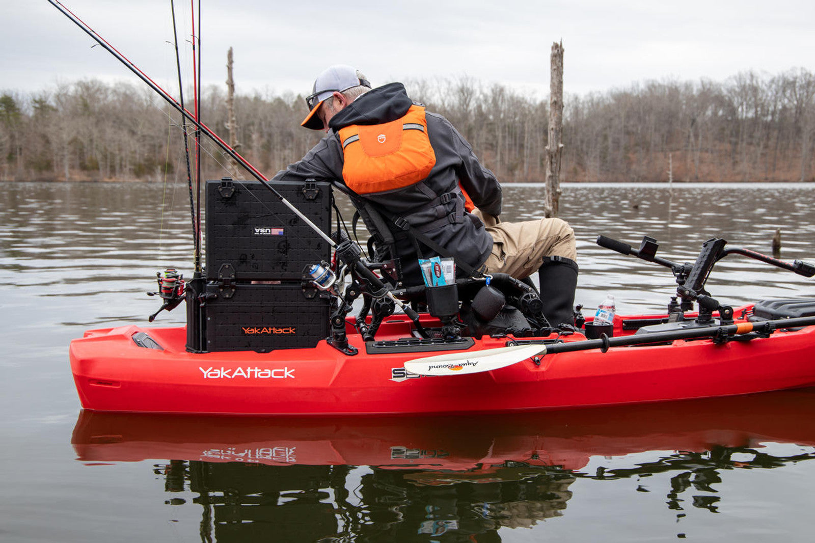 BlackPak Pro Kayak Fishing Crate - 13 x 16 – Vanhunks USA