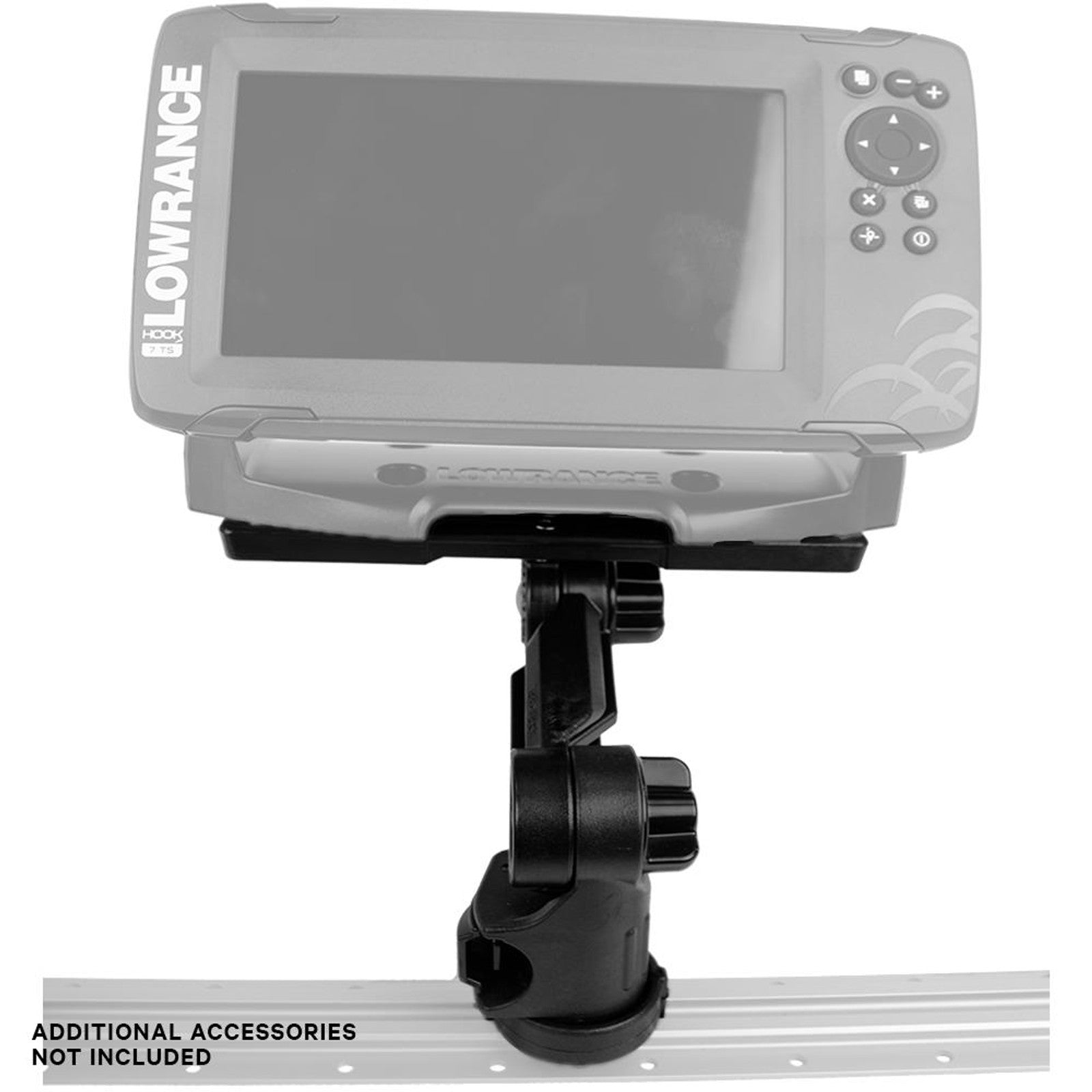 best mounts for fish finders Rectangular Fish Finder Mount with Track Mounted LockNLoad™ Mounting S – Vanhunks USA